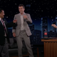 Rob McElhenney does shots while telling Jimmy Kimmel about getting high with Snoop